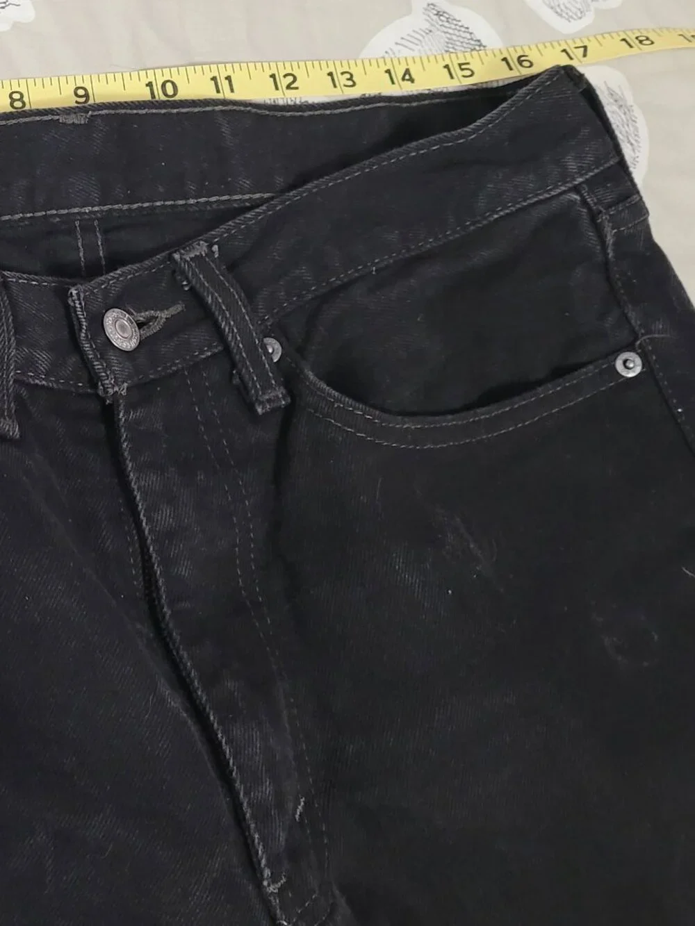 Levi's 5-Pocket 505 Black Jeans 34 x 30